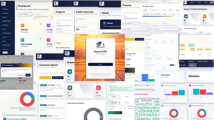Rayenna Energy custom CRM platform